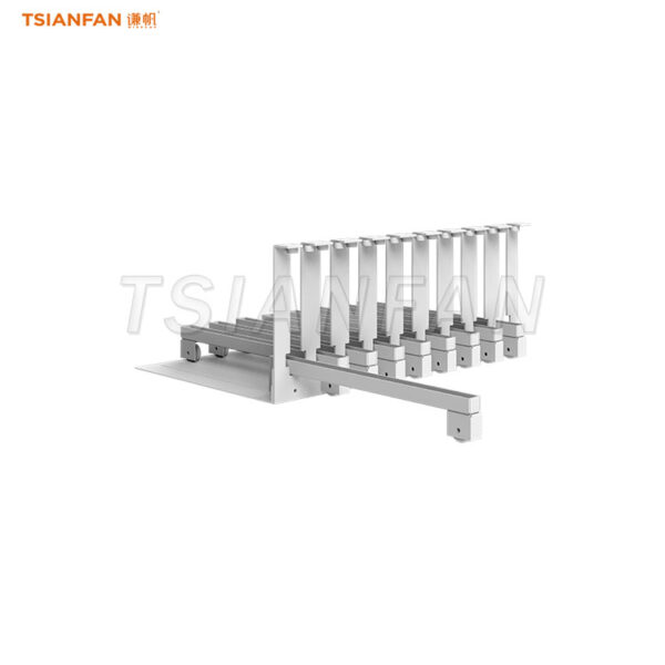 wooden tiles sliding display stand floor displays - 图片 3