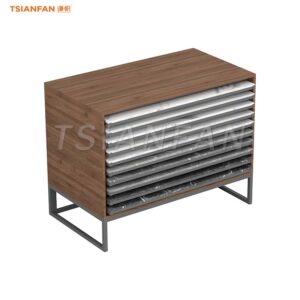 porcelain tiles storage cabinet stone display solution-CC019