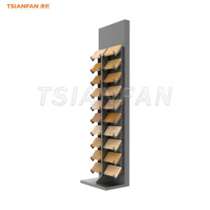 wooden tiles display stand flooring displays-SRL097