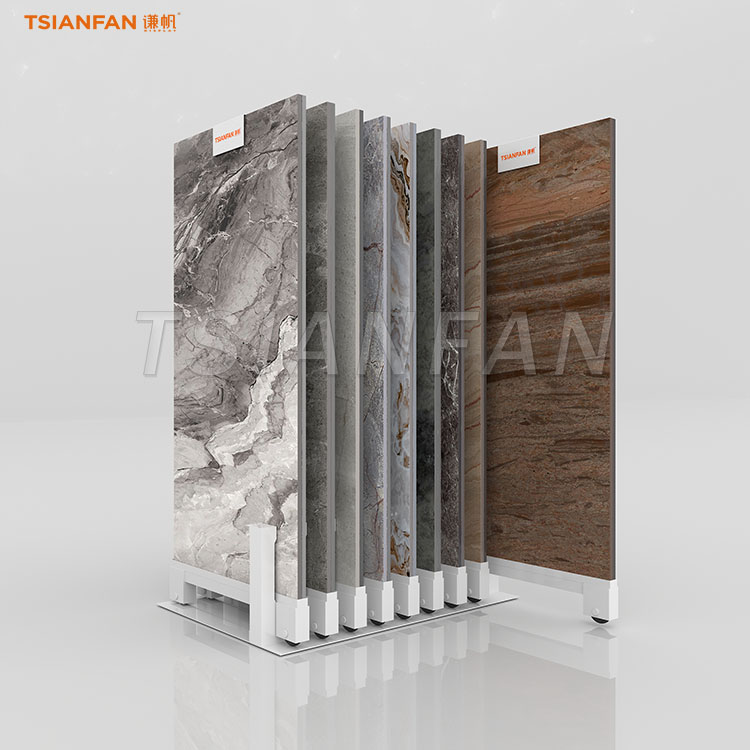 porcelain tiles sliding displays stone rack-CT925 - 图片 3