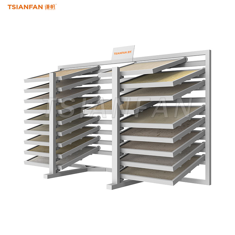 Ceramic tiles sliding displays sample display stand-CX2037