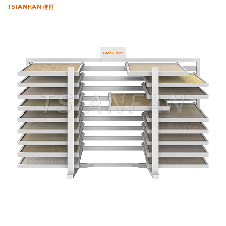 Ceramic tiles sliding displays sample display stand-CX2037 - 图片 2