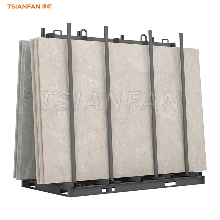 marble slab storage racks stone display ideas-SD931