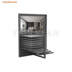 Heavy-duty steel sliding rack for marble slabs-CX2019