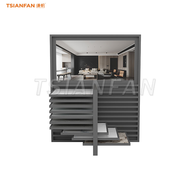 Heavy-duty steel sliding rack for marble slabs-CX2019 - 图片 2