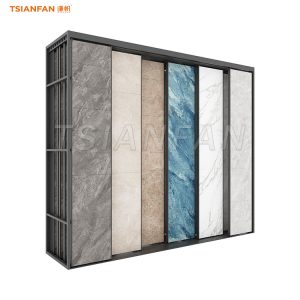 Smooth glide sliding tile display rack for marble samples-SG601