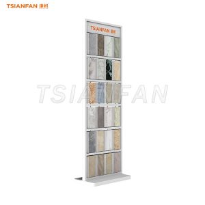 metal tile sample stands for trade shows-SRL951