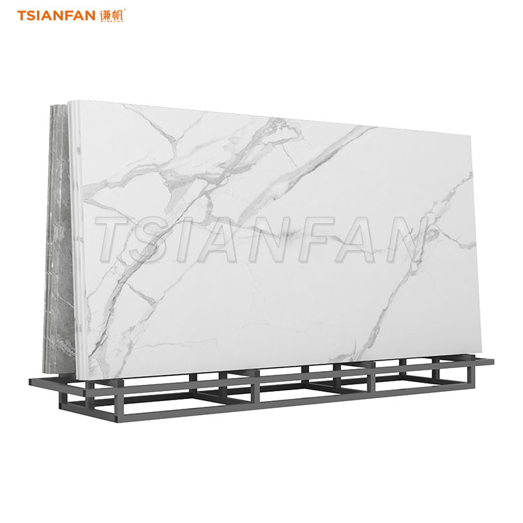Slab Display Rack Large format porcelain slab display rack for showrooms-SD015