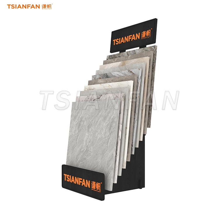 affordable basic steel tile display stand-CE014