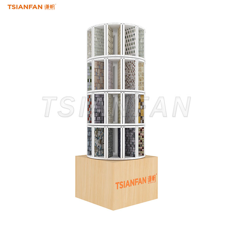 Sample Branded Racks Custom logo mosaic sample display racks-ML028