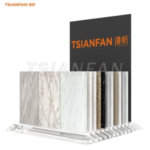 Interior designer desktop tile display rack-SRT941