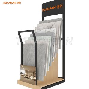 Floor-standing quartz sample displays with reinforced base-SRL955