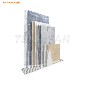 Heavy-duty sliding display racks for porcelain slabs-CT607