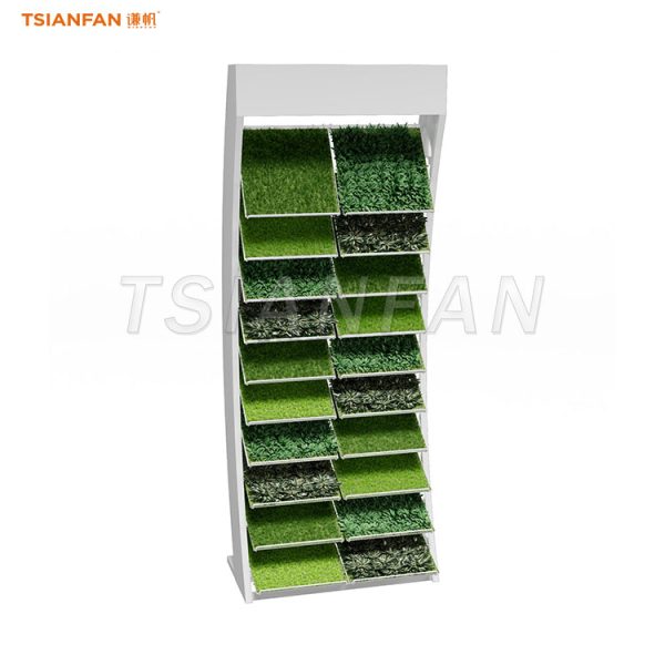 Turf Display Racks freestanding metal rack for grass samples-SZP021