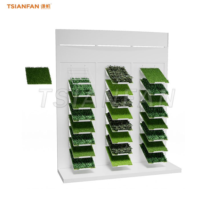 outdoor artificial grass sample display stand-SZP033 - 图片 2