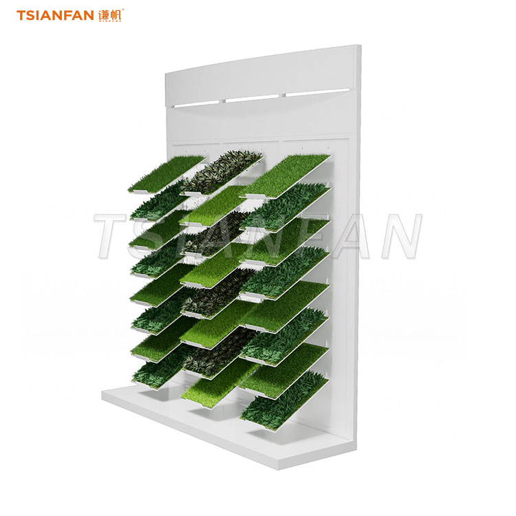 outdoor artificial grass sample display stand-SZP033 - 图片 3