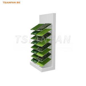 free standing artificial grass display stand-SZP034
