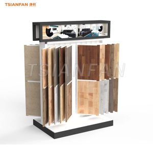 wholesale hardwood floor page turning display unit-WF3002