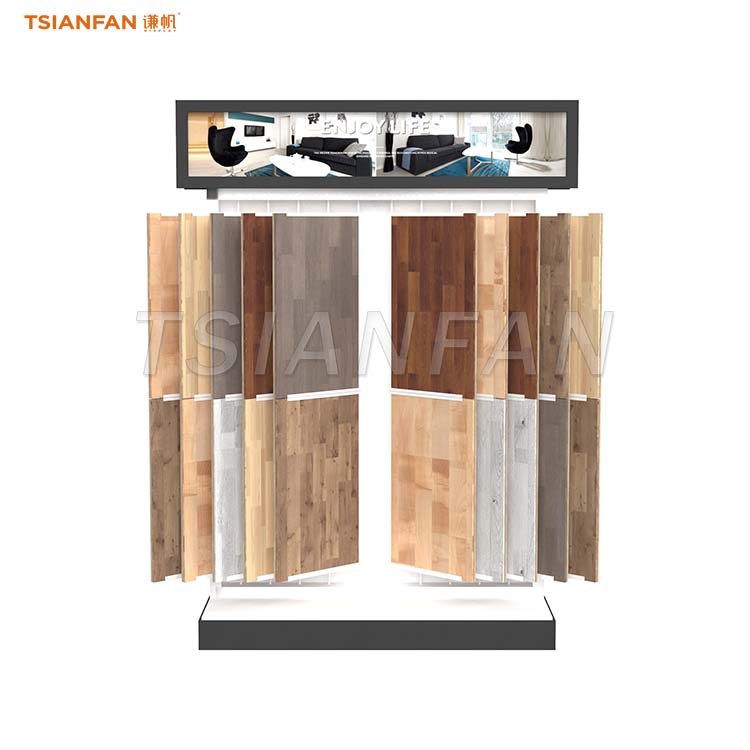 wholesale hardwood floor page turning display unit-WF3002 - 图片 2