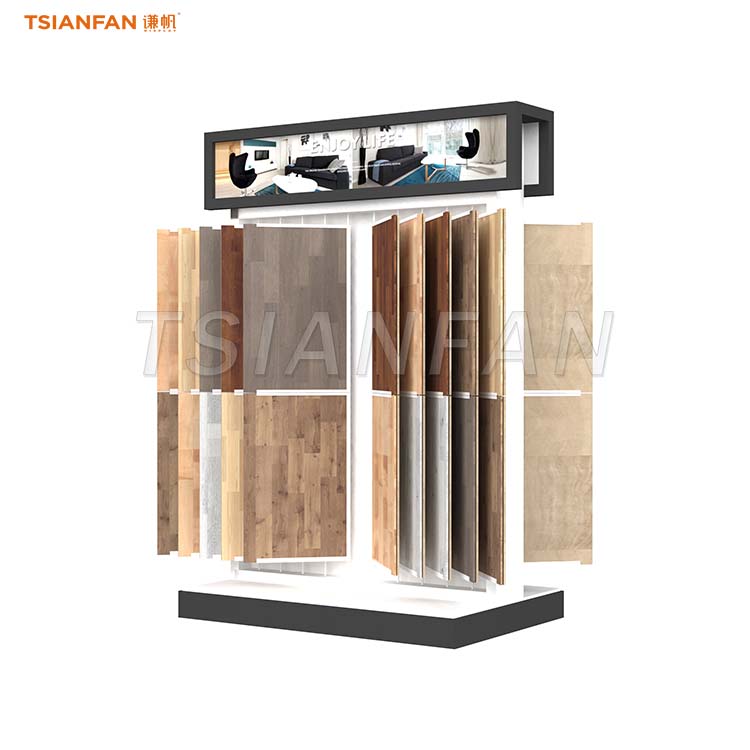 wholesale hardwood floor page turning display unit-WF3002 - 图片 3